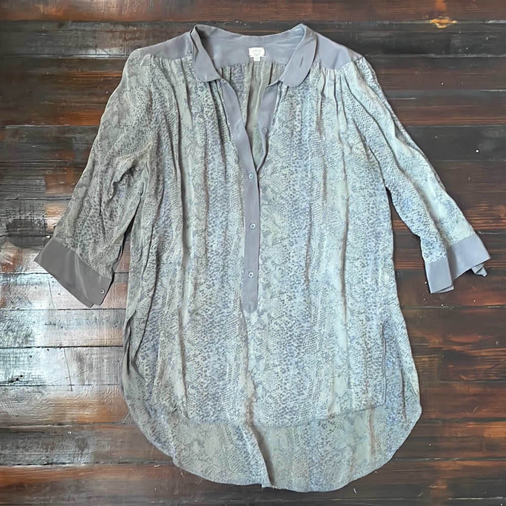 Wilfred silk button down blouse
